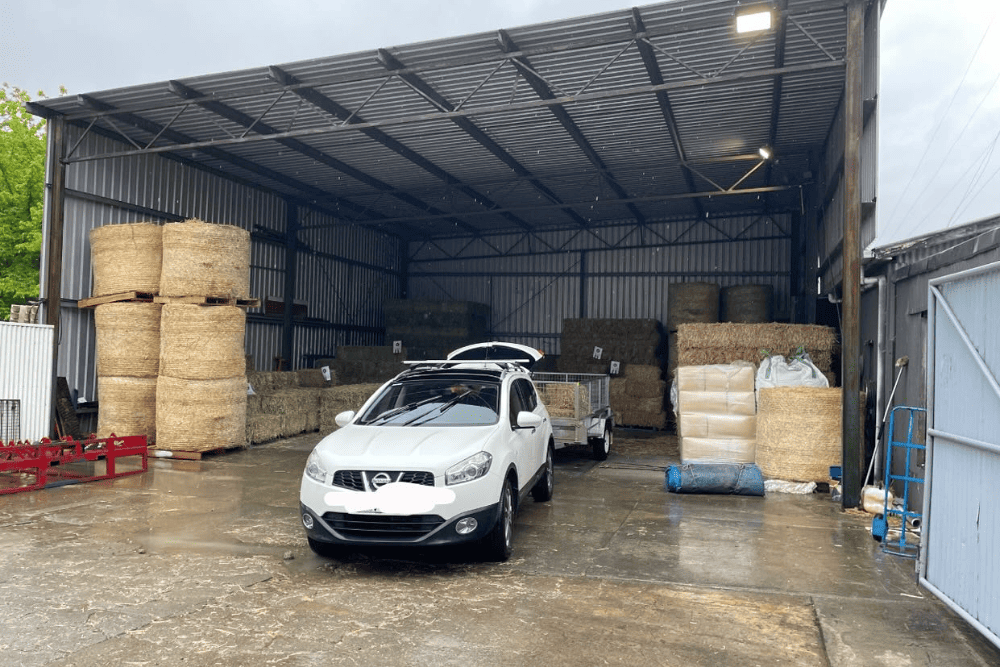 Hay bales
